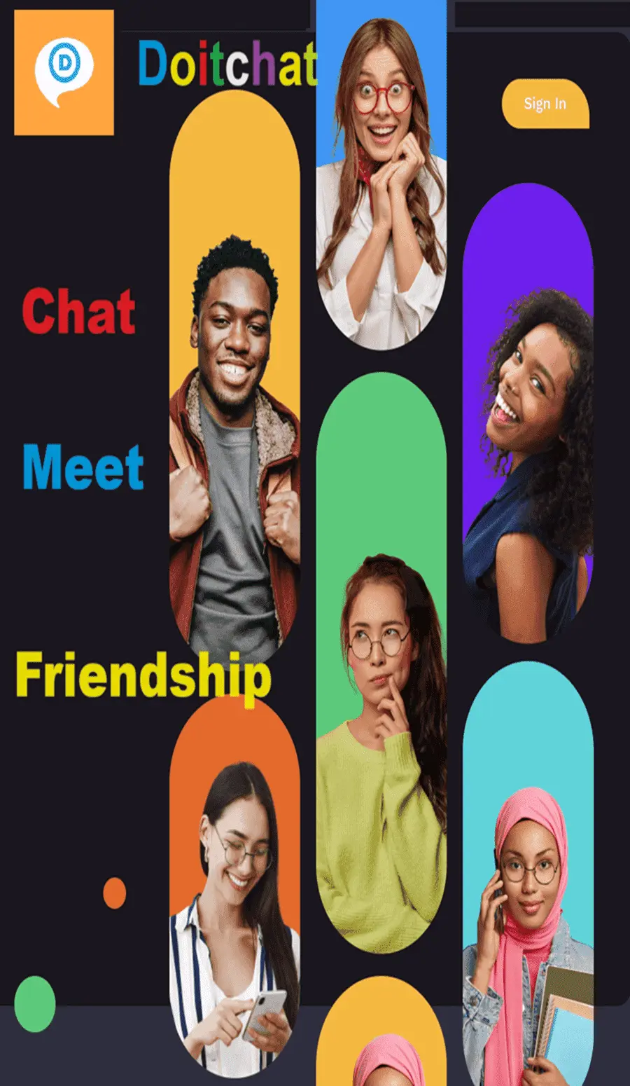 Doitchat is a chat app designed for foreigners to make friends and meet new  people